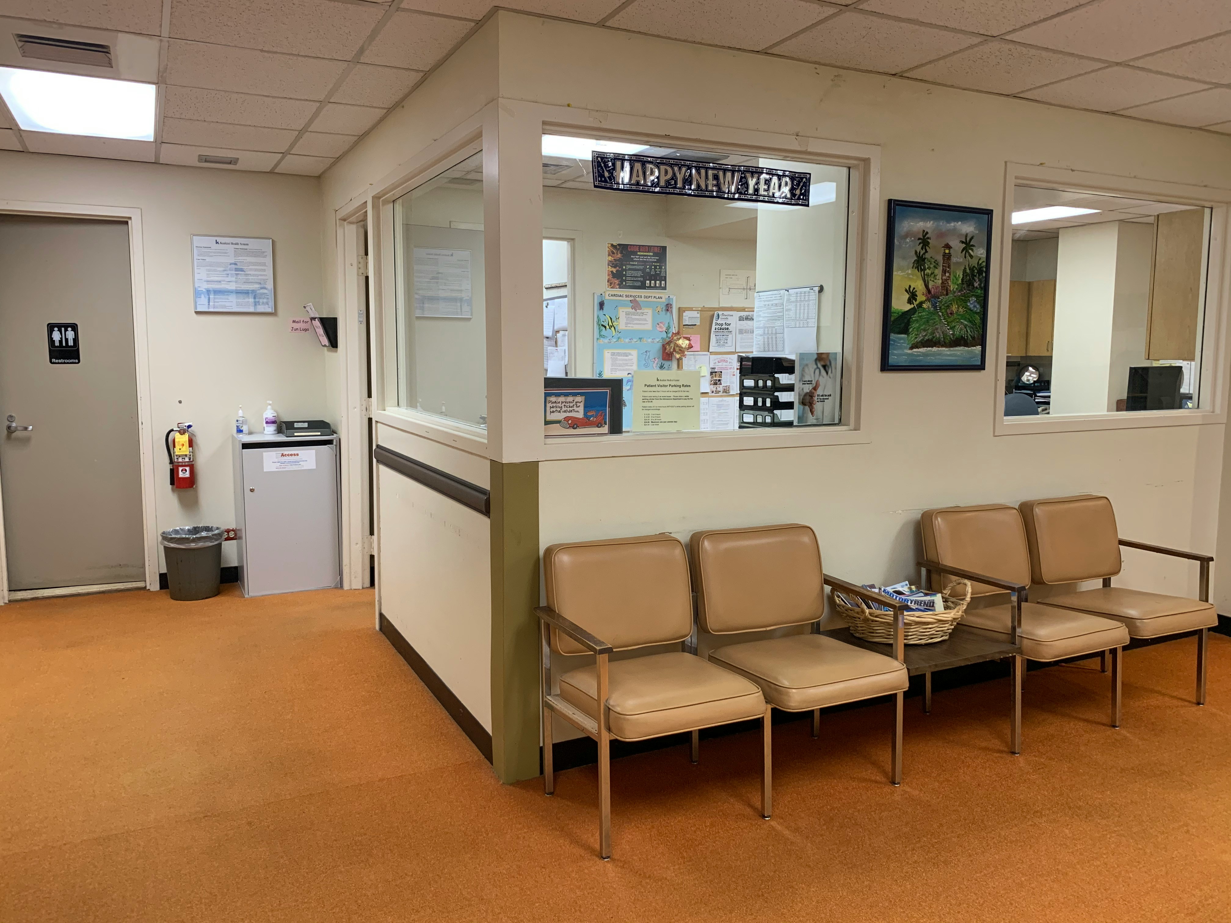 Modern healthcare consultation office